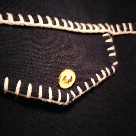 Karin Stevens navy jacket size 10 - Picture 4 of 6